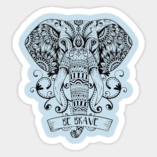 Elephant Mandala Sticker